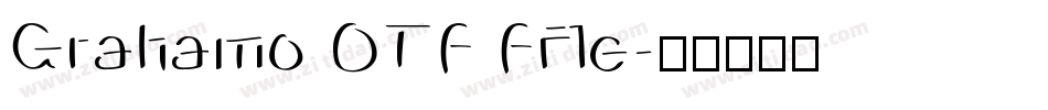Grahamo OTF File字体转换